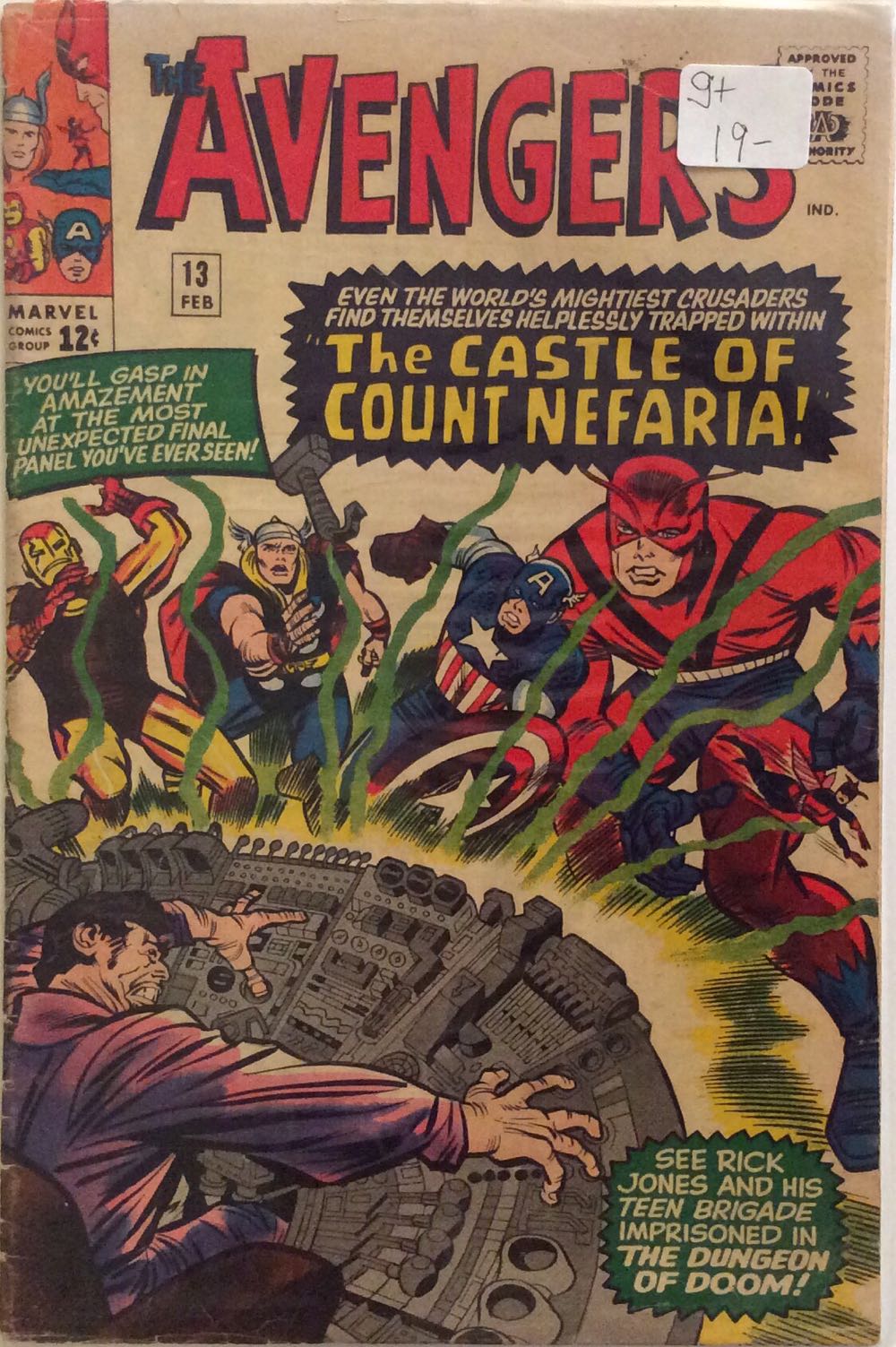 The Avengers - Marvel Comics (13 - Feb 1964) comic book collectible - Main Image 2