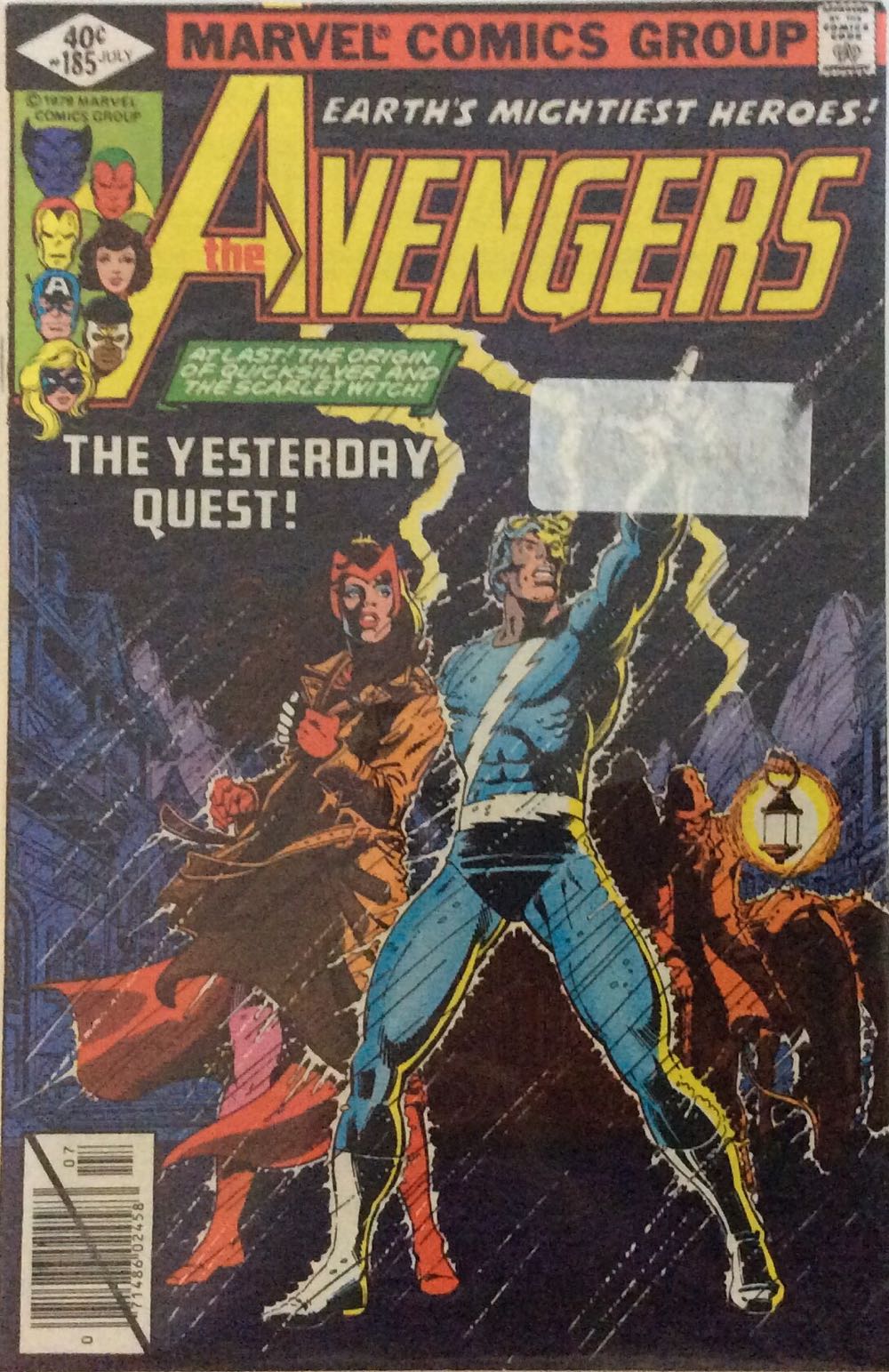 The Avengers: Vol. 1 - Marvel Comics (185 - Jul 1979) comic book collectible - Main Image 2