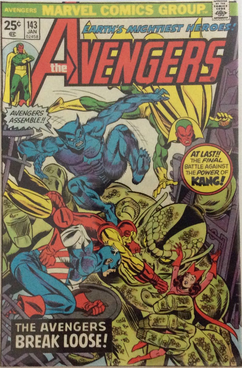 The Avengers - Marvel Comics Group (143 - 01/1976) comic book collectible - Main Image 2