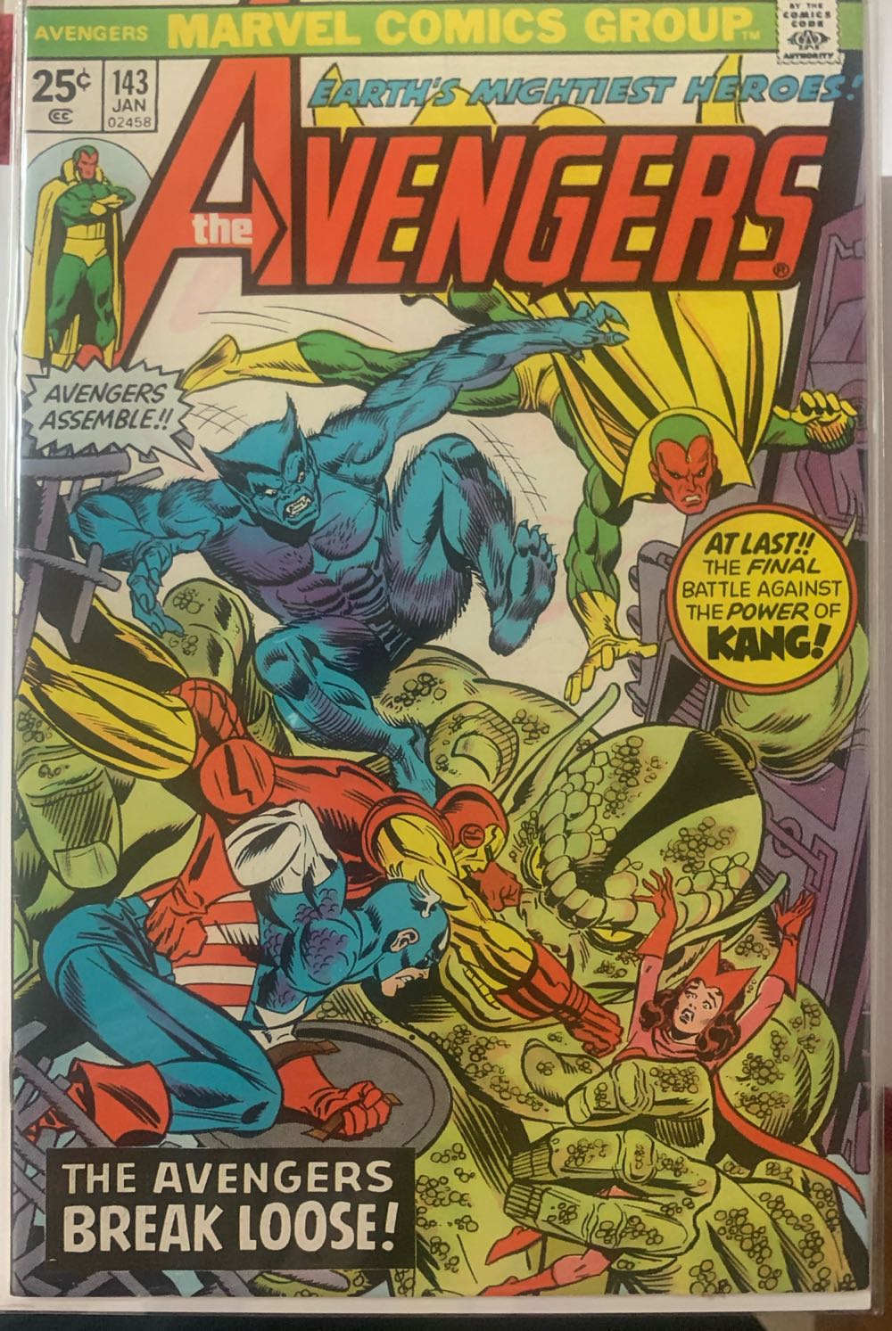 The Avengers - Marvel Comics Group (143 - 01/1976) comic book collectible - Main Image 3