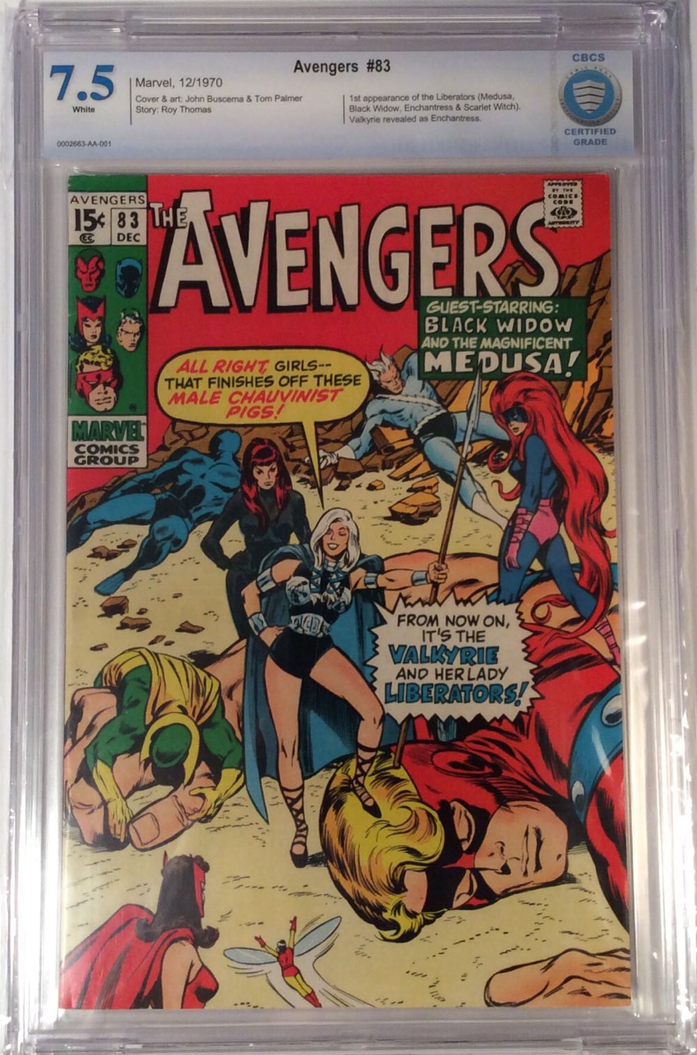The Avengers 83🔑 - Marvel Comics (83 - 12/1970) comic book collectible - Main Image 2