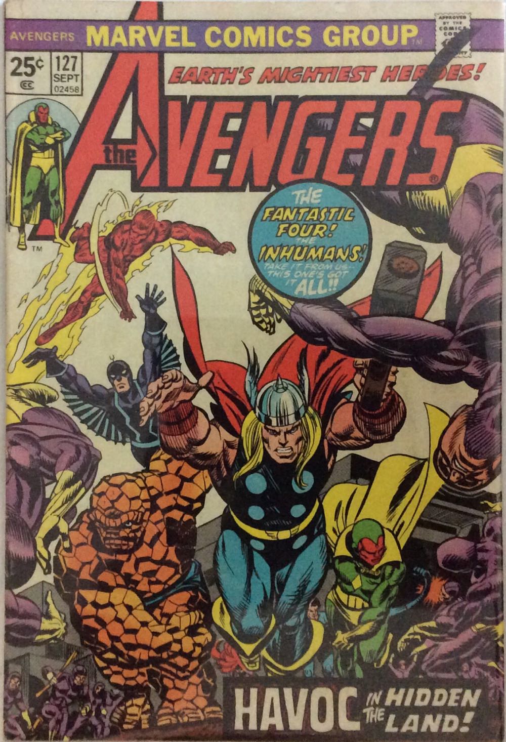 Avengers V1 #127 - Marvel Comics (127 - 09/1974) comic book collectible - Main Image 2