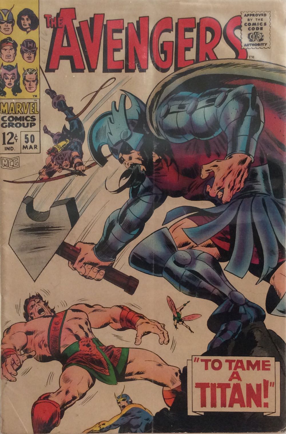 The Avengers, Vol. 1 - Marvel Comics (50 - Mar 1968) comic book collectible - Main Image 2