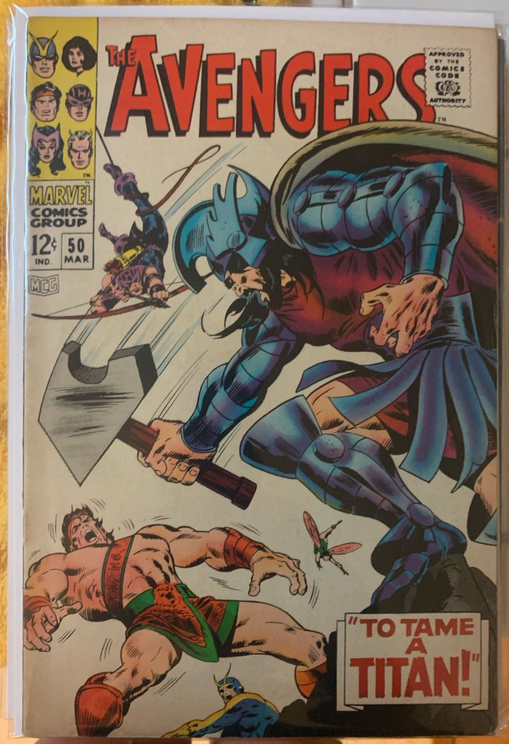 The Avengers, Vol. 1 - Marvel Comics (50 - Mar 1968) comic book collectible - Main Image 3