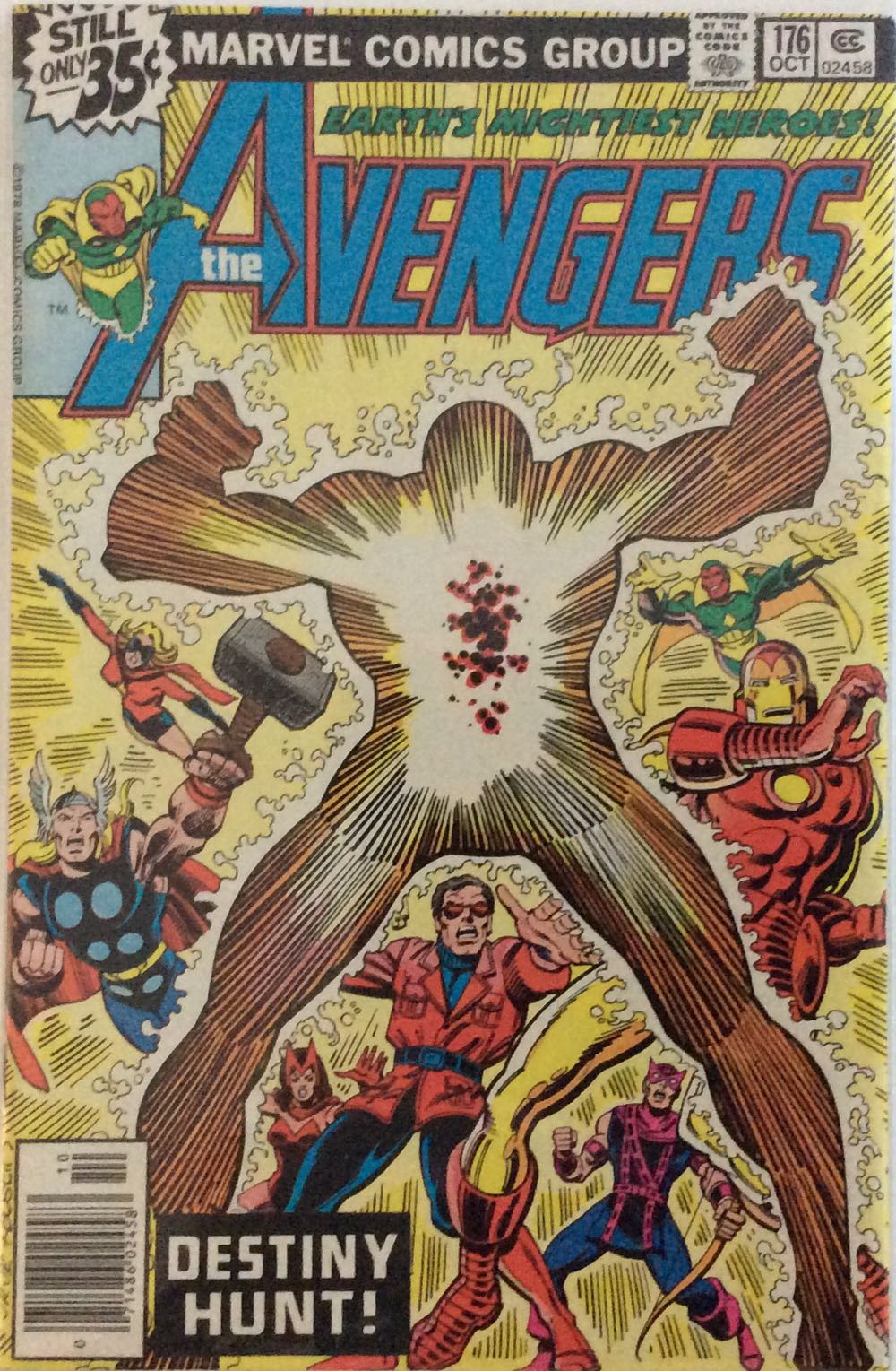 Avengers - Marvel Comics Group (176 - Oct 1978) comic book collectible - Main Image 2