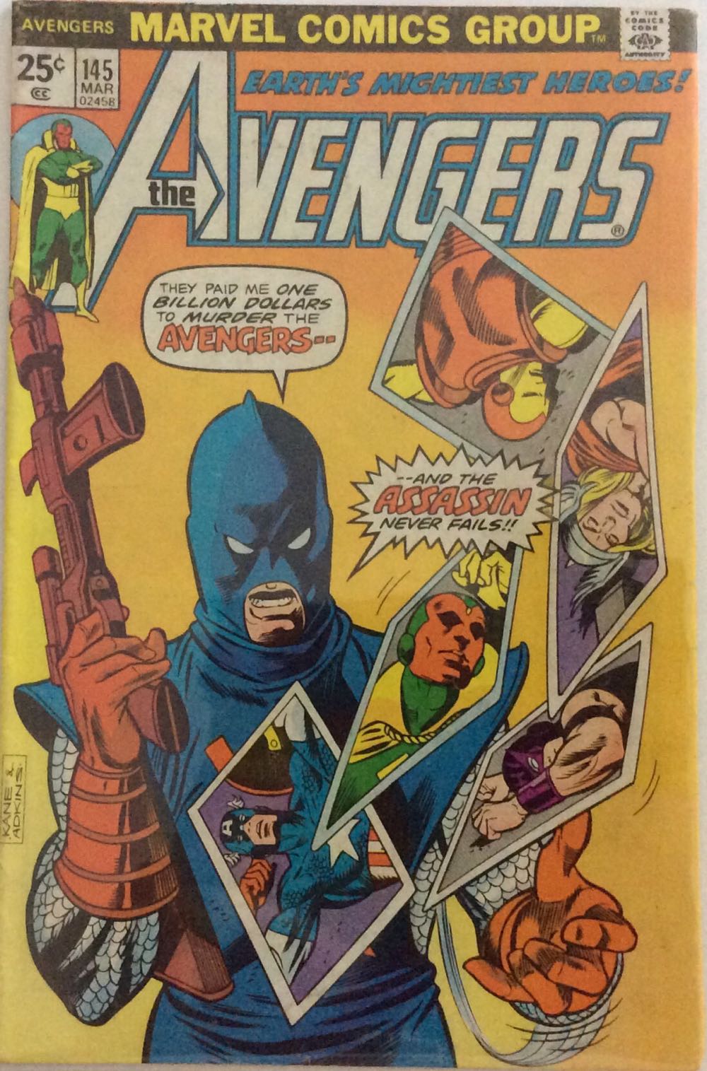 The Avengers - Marvel Comics (145 - 03/1976) comic book collectible - Main Image 2