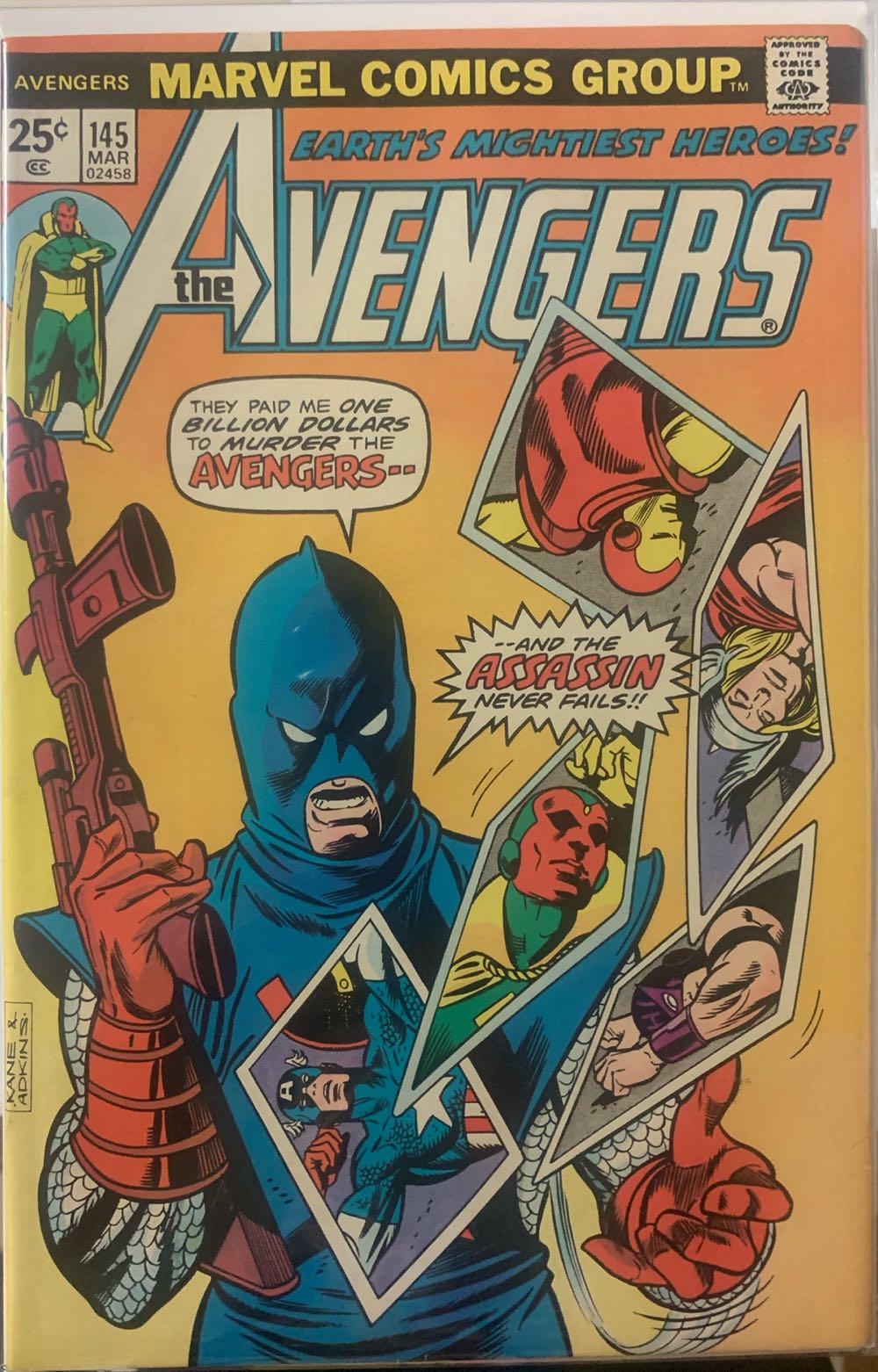 The Avengers - Marvel Comics (145 - 03/1976) comic book collectible - Main Image 3