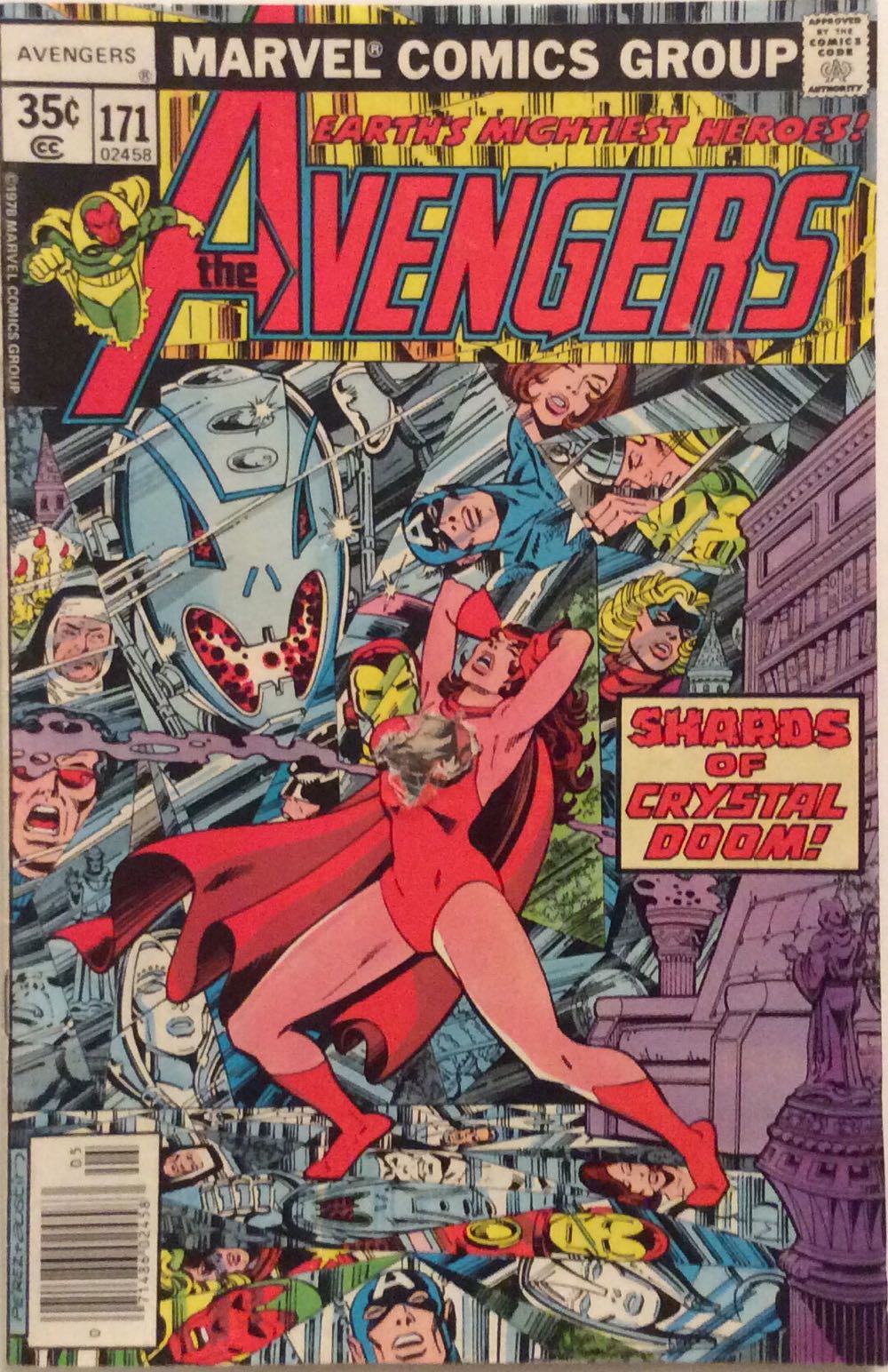 The Avengers - Marvel Comics (171 - May 1978) comic book collectible - Main Image 2