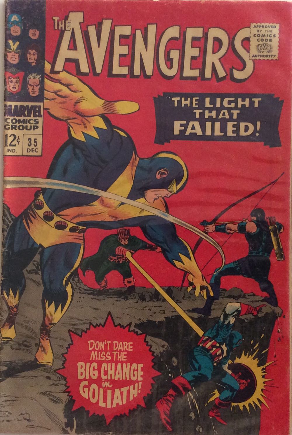 The Avengers - Marvel Comics (35 - Dec 1966) comic book collectible - Main Image 2