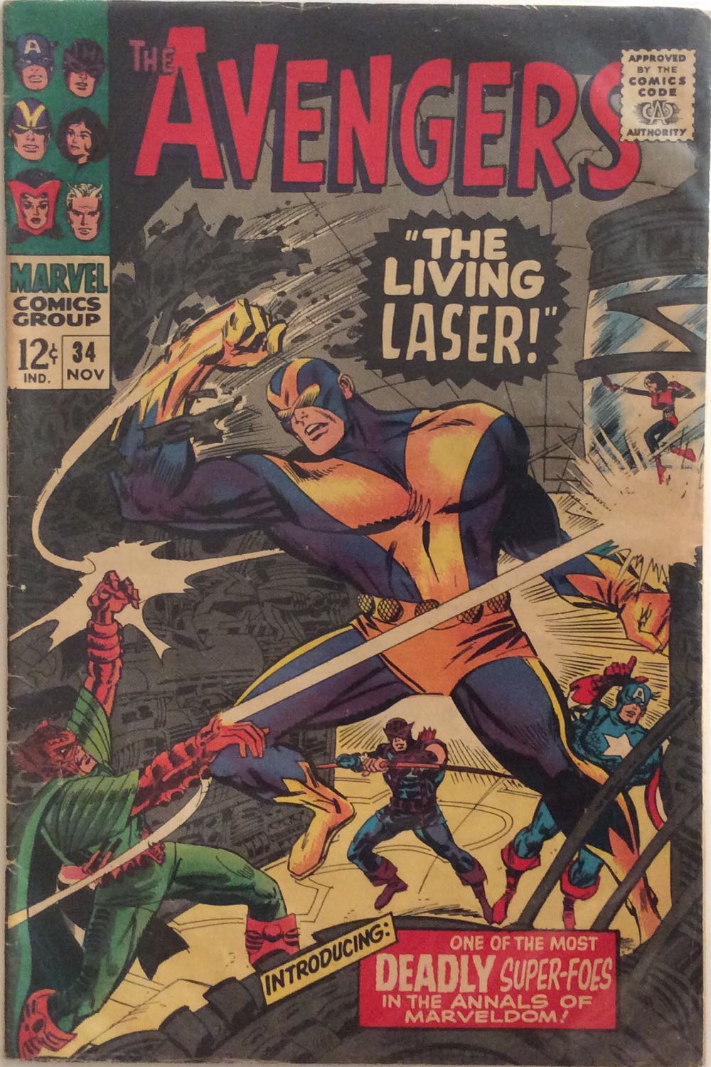 The Avengers - Marvel Comics (34 - Nov 1966) comic book collectible - Main Image 2