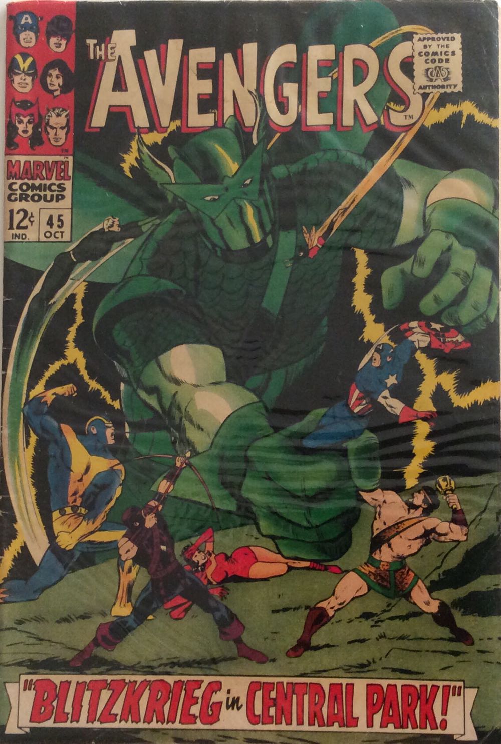 Avengers Vol. 1 - Marvel Comcs (45 - Oct 1967) comic book collectible - Main Image 2