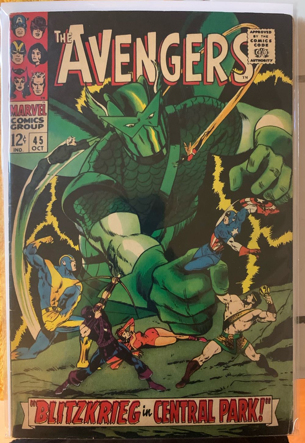 Avengers Vol. 1 - Marvel Comcs (45 - Oct 1967) comic book collectible - Main Image 4