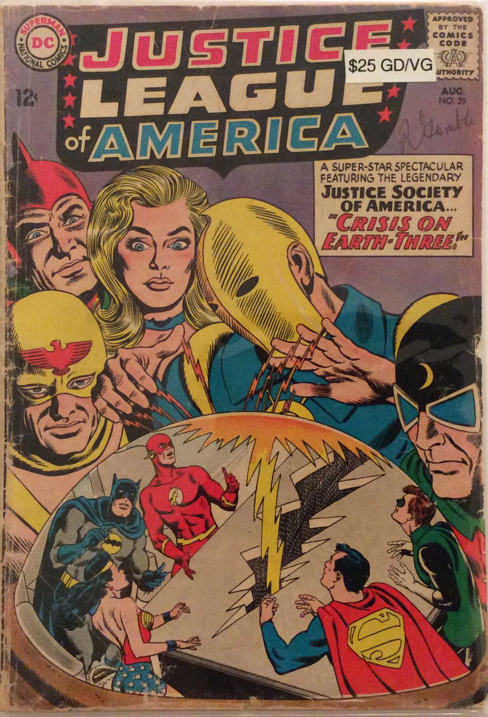 Justice League of America (Vol. 1) - DC (29 - Aug 1964) comic book collectible [Barcode 475895] - Main Image 2