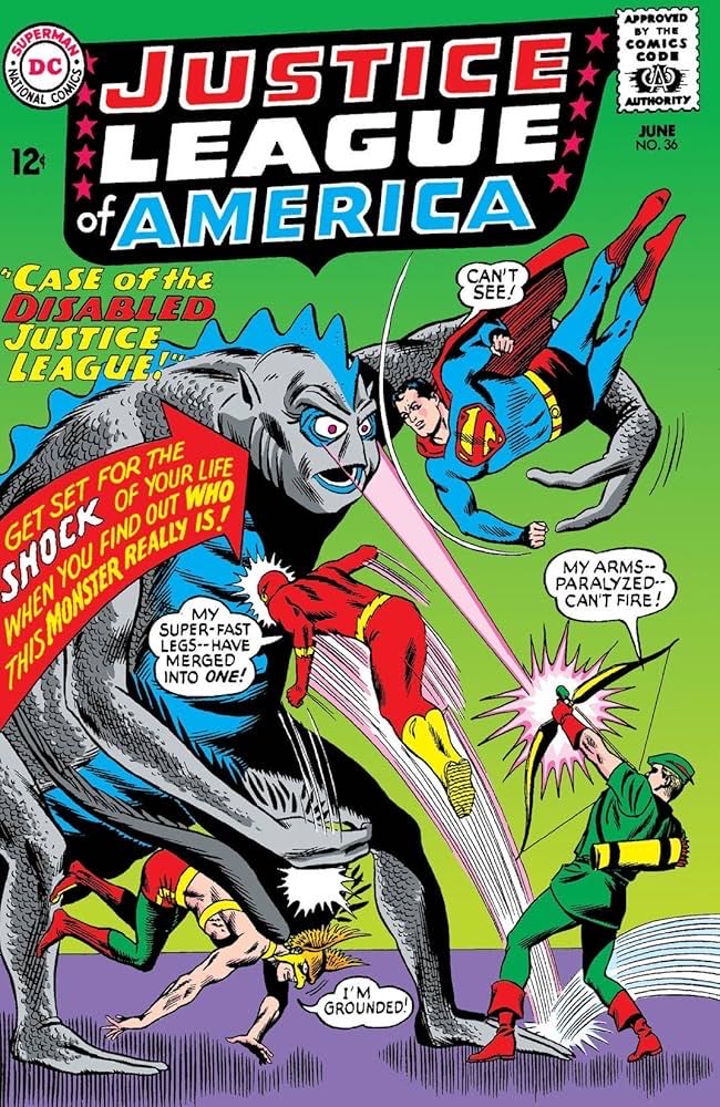 Justice League of America - DC (Detective Comics) (36 - Jun 1965) comic book collectible [Barcode 74585996] - Main Image 3