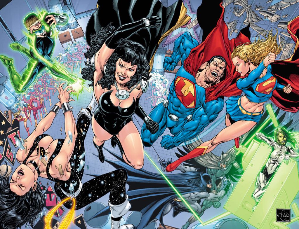 Justice League of America (2006) - DC (Detective Comics) (50 - Dec 2010) comic book collectible [Barcode 761941256412] - Main Image 2