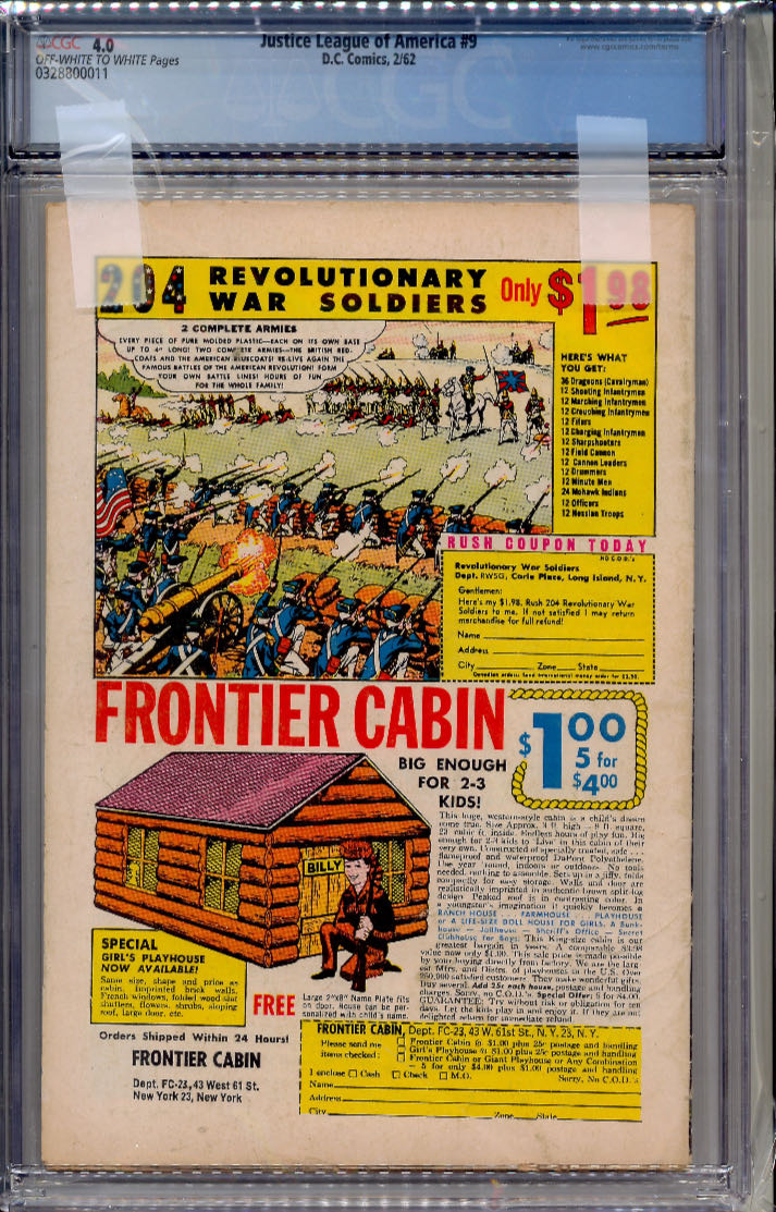 Justice League of America - DC Comics (9 - Feb 1962) comic book collectible [Barcode 4711582554] - Main Image 2