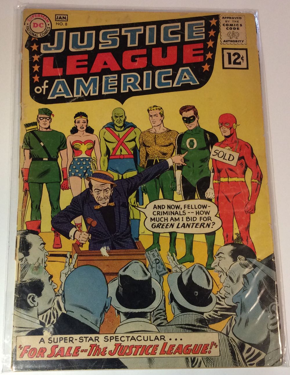 Justice League of America (Vol. 1) - DC (8 - Jan 1962) comic book collectible [Barcode 258741155] - Main Image 2