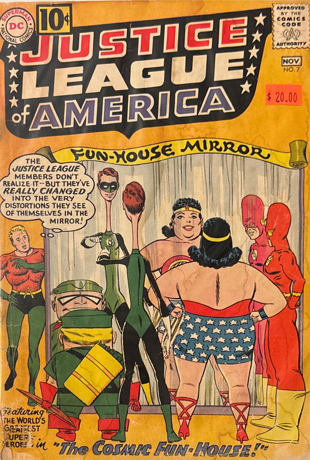 Justice League of America - DC Comics (7 - Nov 1961) comic book collectible [Barcode 285415566] - Main Image 3