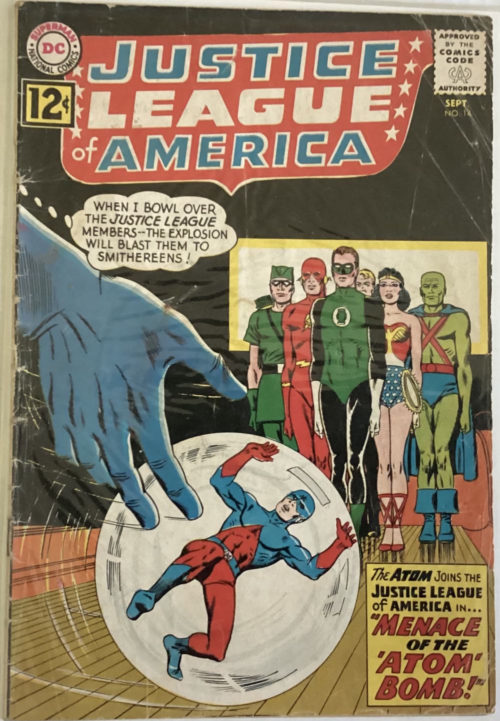 Justice League of America (1960) - DC Comics (14 - Sep 1962) comic book collectible [Barcode 4155566] - Main Image 2