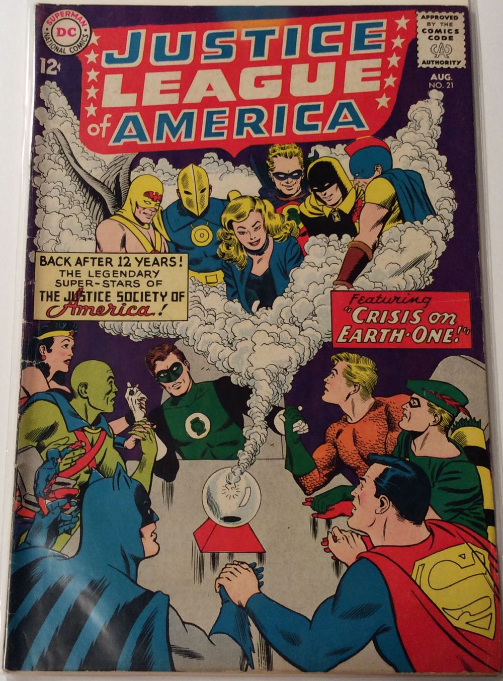 Justice League of America (Vol. 1) - DC (21 - Aug 1963) comic book collectible [Barcode 8532585545] - Main Image 2