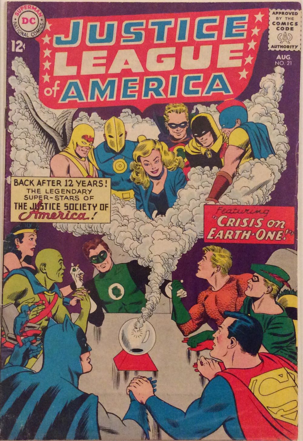 Justice League of America (Vol. 1) - DC (21 - Aug 1963) comic book collectible [Barcode 8532585545] - Main Image 3