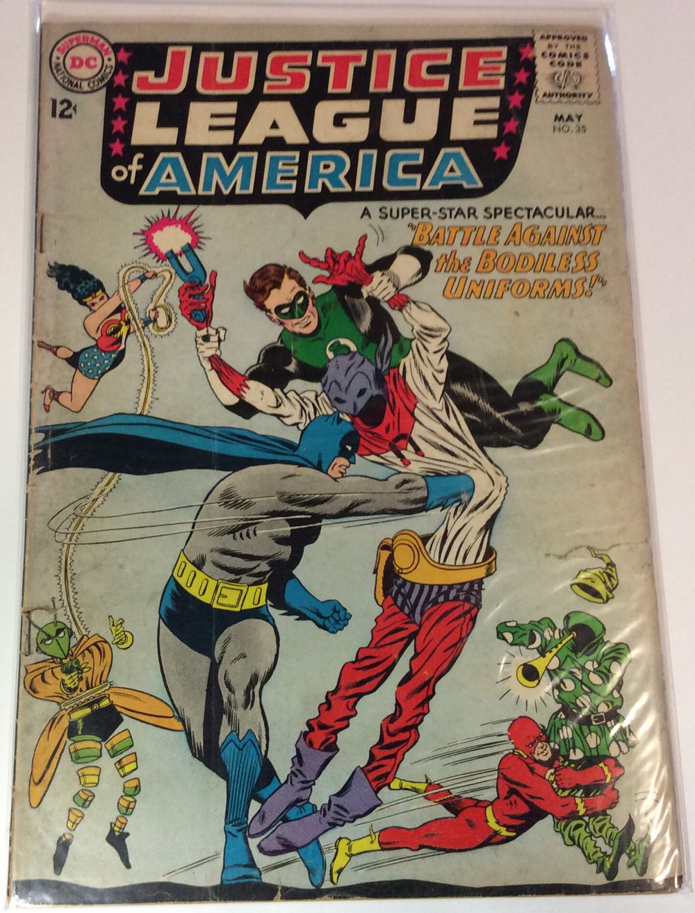 Justice League of America (1960) - DC (35 - 05/1965) comic book collectible [Barcode 855627] - Main Image 2