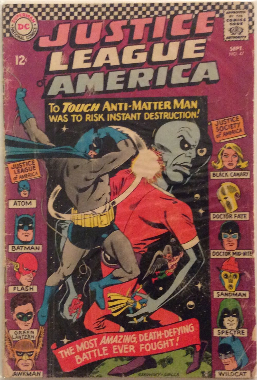 JLA - DC Comics (47 - Sep 1966) comic book collectible [Barcode 86525] - Main Image 2