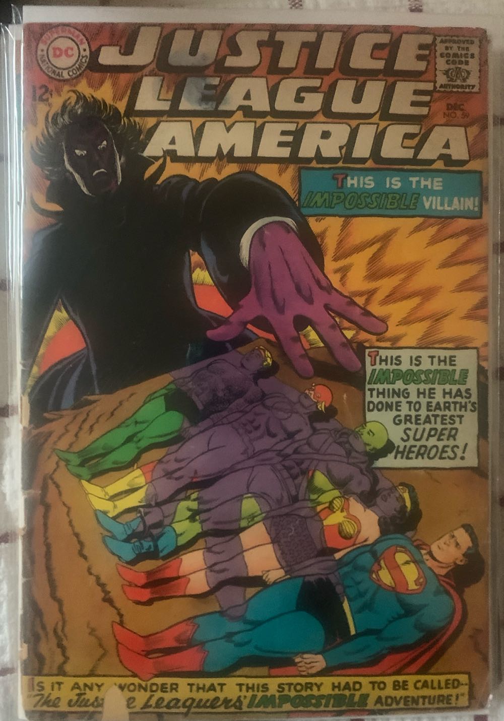 Justice League of America - DC (59 - Dec 1967) comic book collectible [Barcode 5585455] - Main Image 2