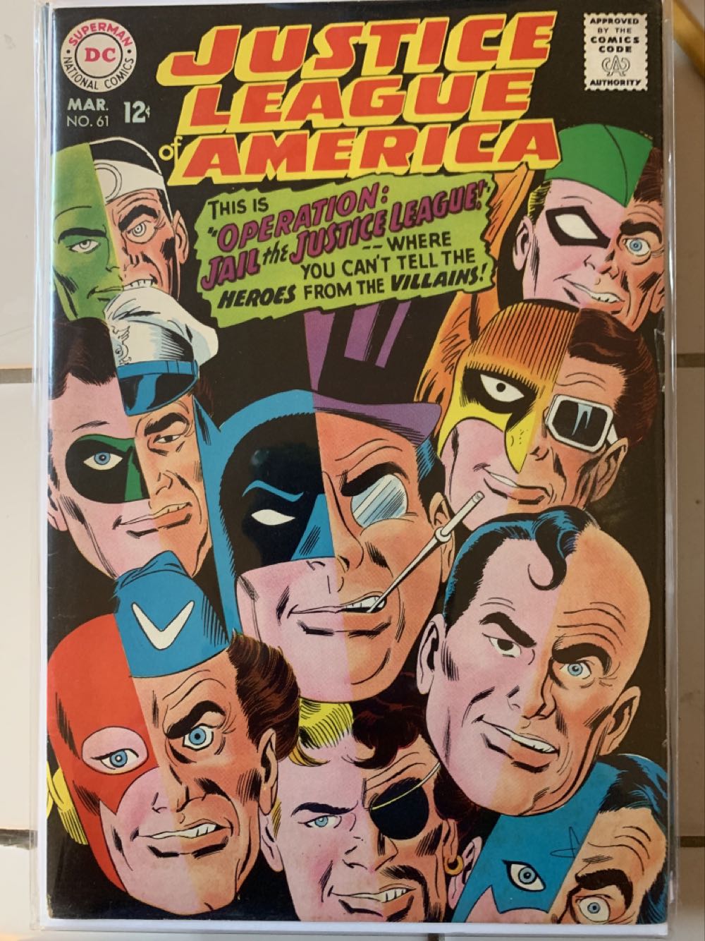 Justice League of America (1960) - DC Comics (61 - 03/1968) comic book collectible [Barcode 98856622] - Main Image 2