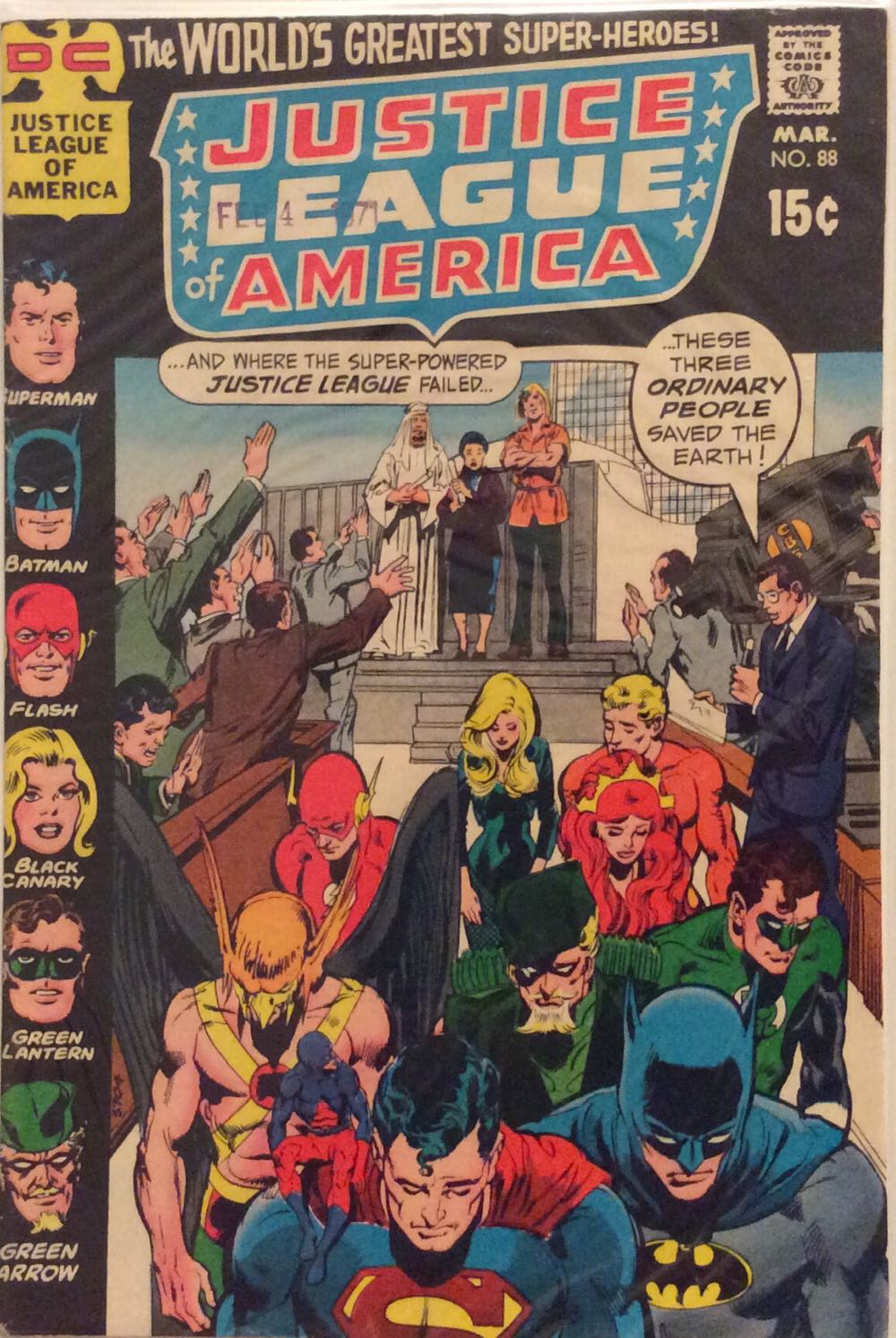 Justice League of America (1960) - DC Comics (88 - 03/1971) comic book collectible [Barcode 852145] - Main Image 2