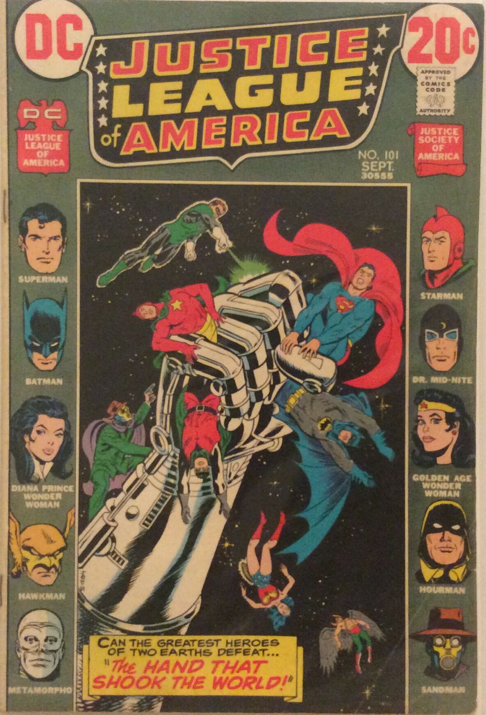 Justice League of America (1960) - DC Comics (101 - 09/1972) comic book collectible [Barcode 9781401213497] - Main Image 2