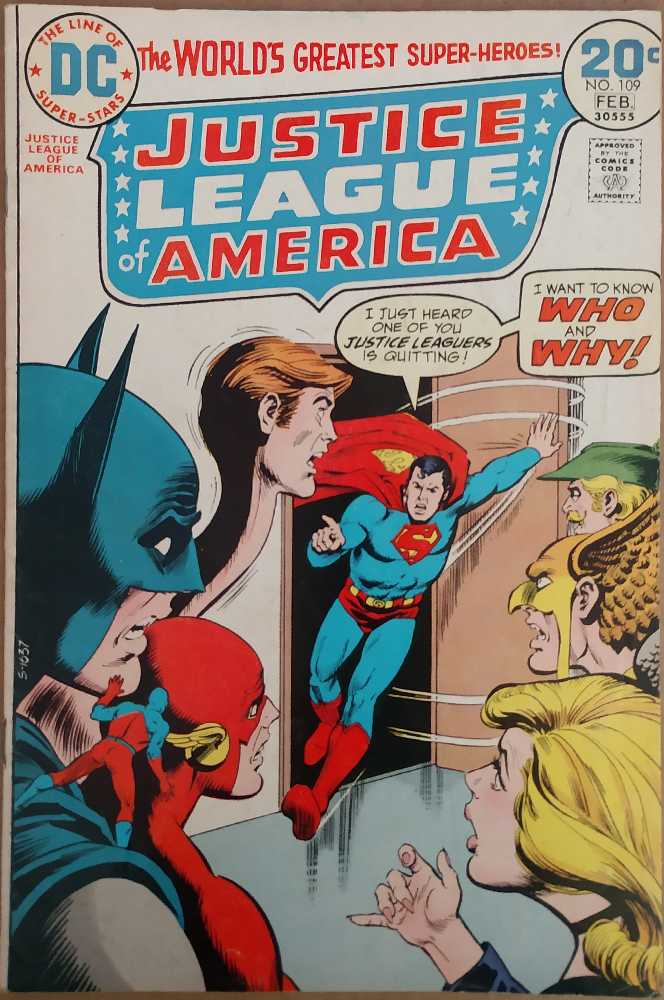 Justice League of America (1960) - DC Comics (109 - Feb 1974) comic book collectible [Barcode 9781401213497] - Main Image 3