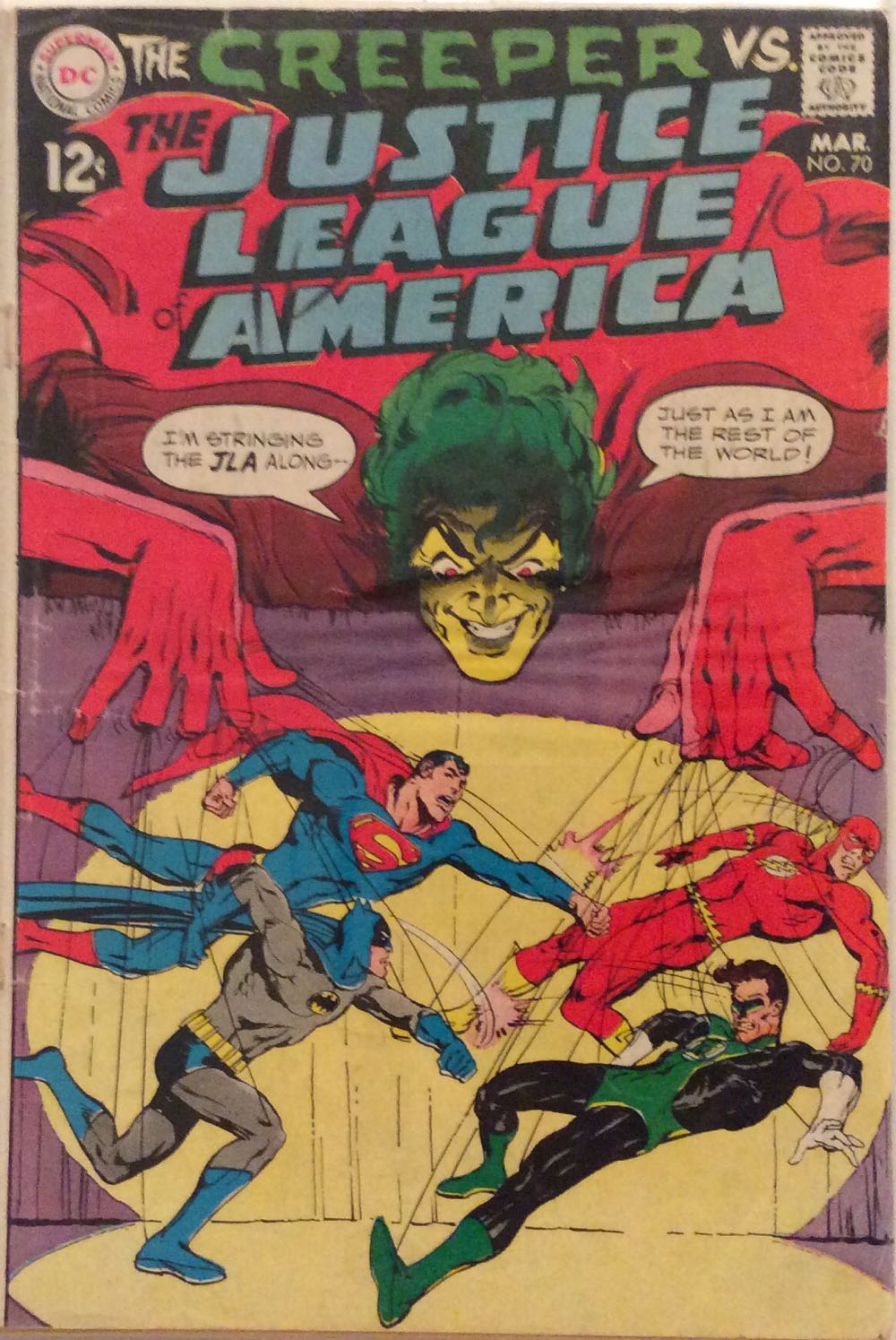 Justice League of America (1960) - DC Comics (70 - 03/1969) comic book collectible - Main Image 2