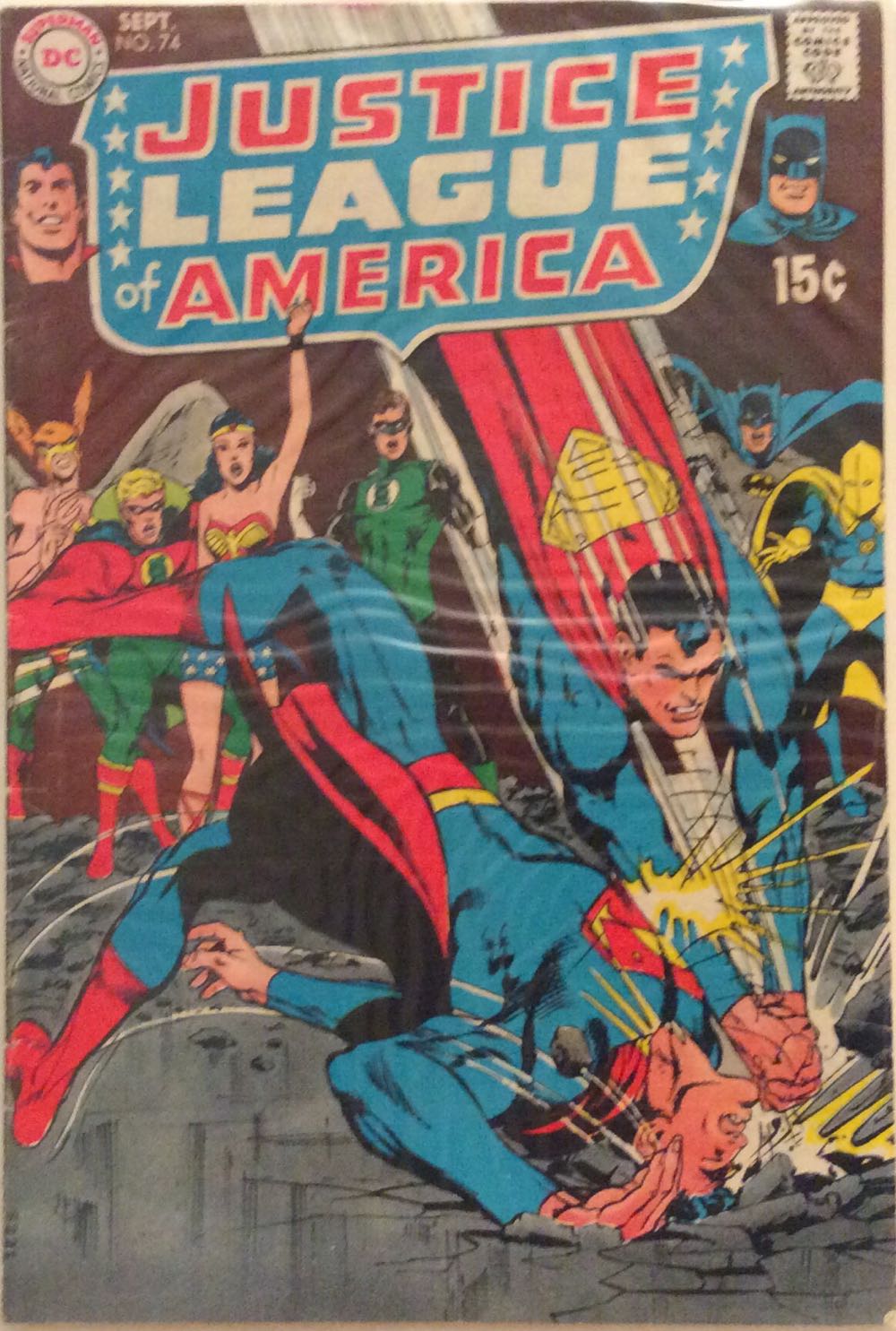 Justice League of America (1960) - DC Comics (74 - 09/1969) comic book collectible - Main Image 2
