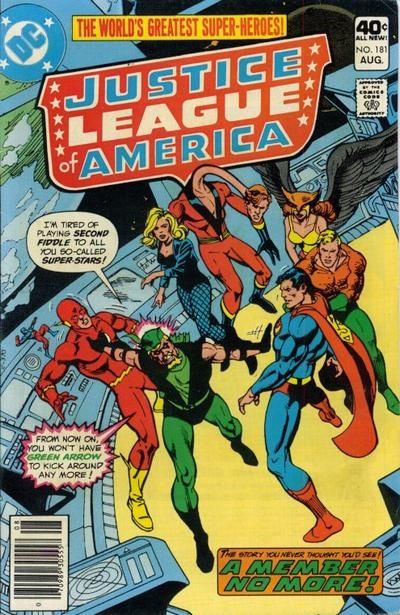 Justice League of America - DC Comics (181 - Aug 1980) comic book collectible - Main Image 1