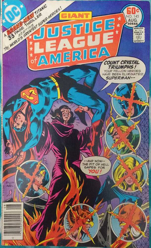 Justice League of America - DC (Detective Comics) (145 - Aug 1977) comic book collectible [Barcode 070989305557] - Main Image 3