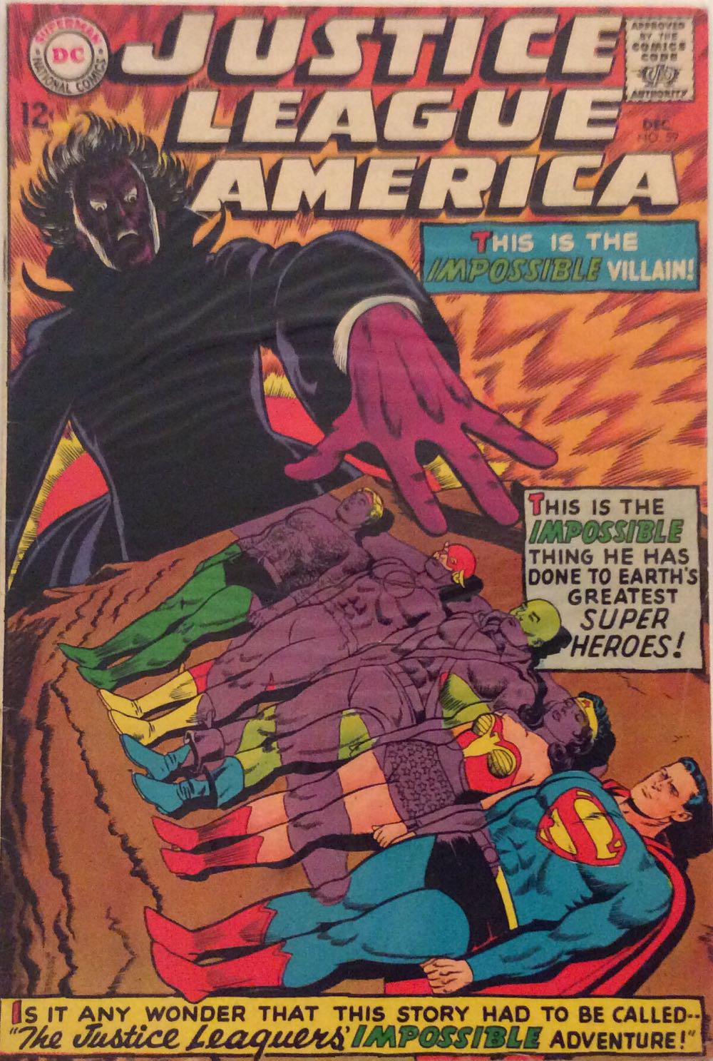 Justice League of America (1960) - DC Comics (59 - 12/1967) comic book collectible - Main Image 2