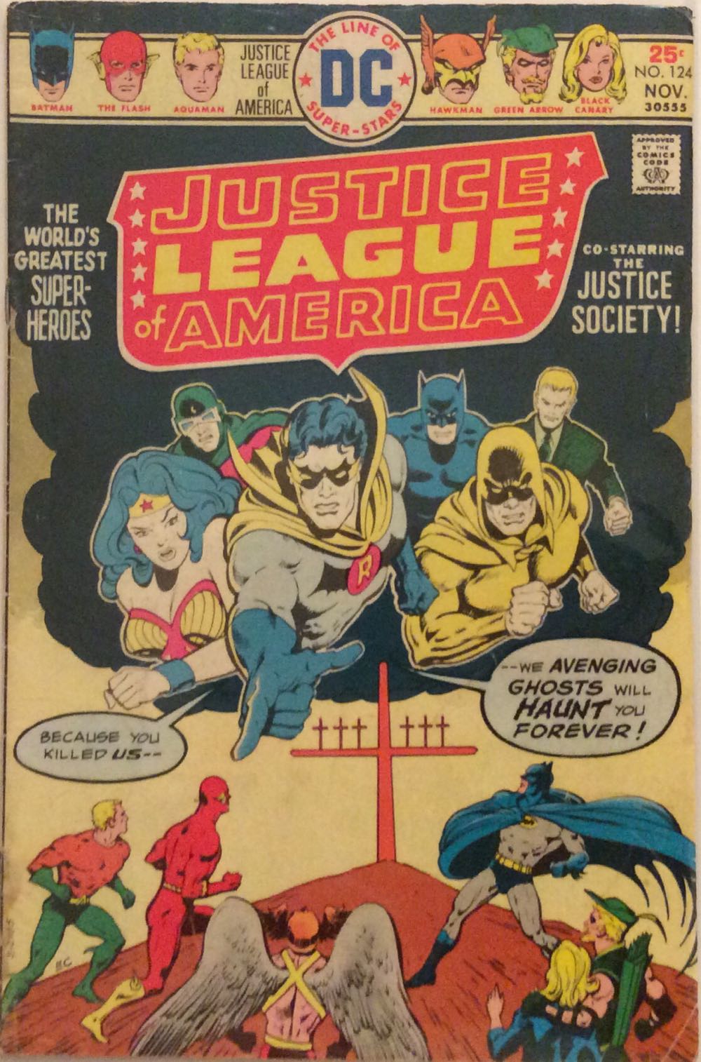 Justice League of America - DC Comics (124 - Nov 1975) comic book collectible - Main Image 3