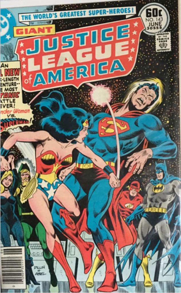 Justice League of America (143) - DC (Detective Comics) (143 - Jun 1977) comic book collectible [Barcode 07098930555706] - Main Image 2