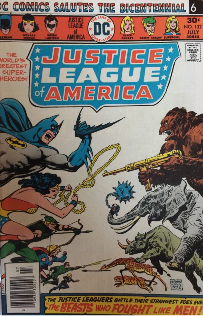 Justice League of America - DC Comics (132 - Jun 1976) comic book collectible - Main Image 1