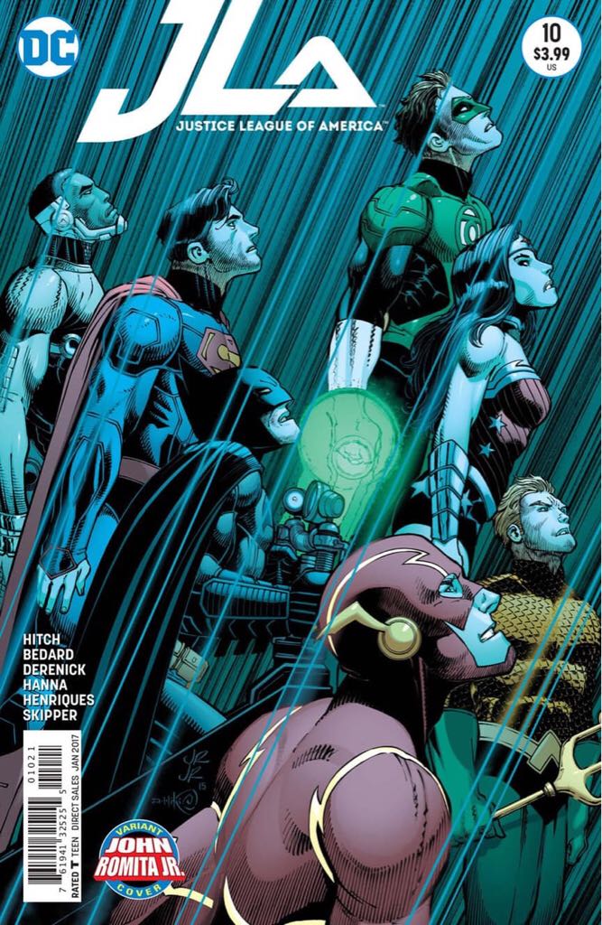Justice League of America Vol. 4 - DC (10 - Jan 2017) comic book collectible [Barcode 76194132525501021] - Main Image 1