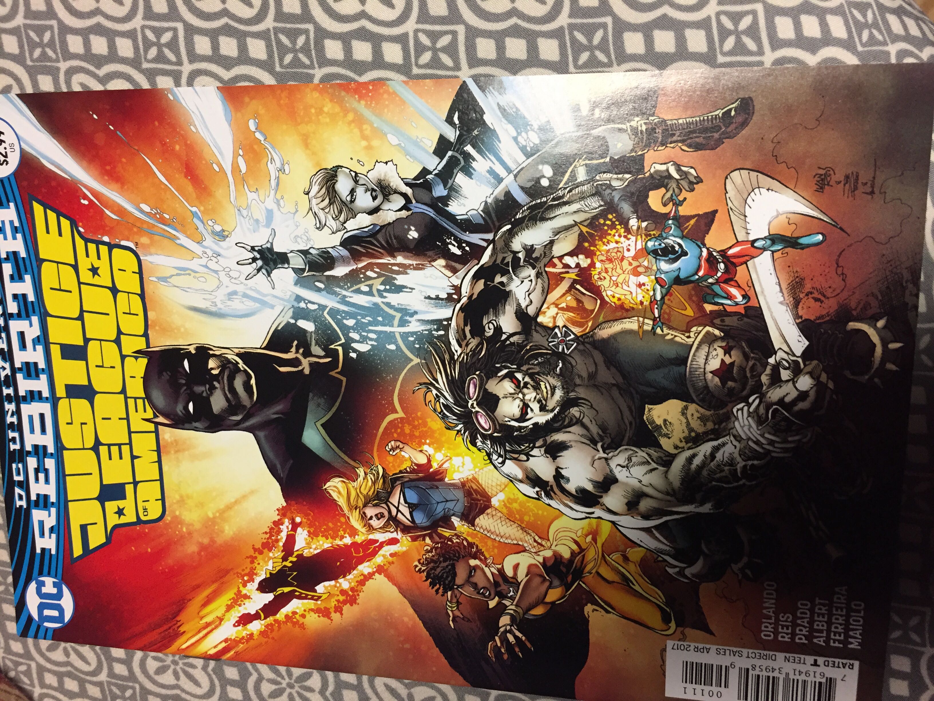 Justice League of America vol. 5 - DC (1 - Apr 2017) comic book collectible [Barcode 76194134958900111] - Main Image 2