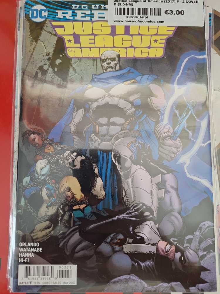 Justice League of America (2017) - DC Comics (2 - May 2017) comic book collectible [Barcode 76194134958900221] - Main Image 2