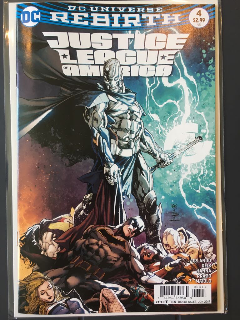 Justice League of America (4 - Jun 2017) comic book collectible - Main Image 1