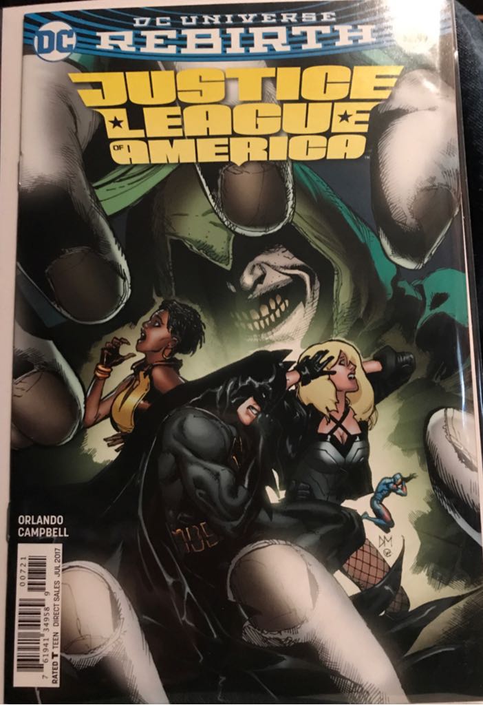 Justice League of America - DC (7 - Jul 2017) comic book collectible [Barcode 76194134958900721] - Main Image 2
