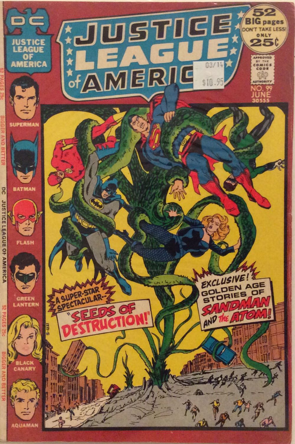 Justice League of America (1960) - DC Comics (99 - 06/1972) comic book collectible - Main Image 3