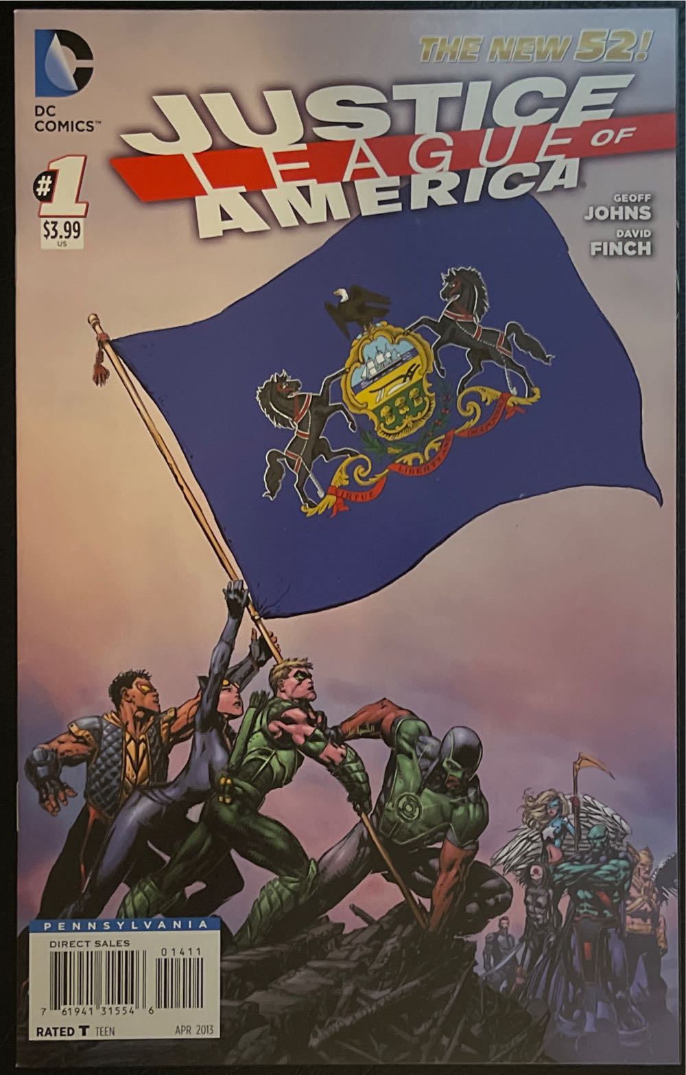 Justice League of America (Vol. 3) - DC Comics (1 - Apr 2013) comic book collectible [Barcode 76194131154800111] - Main Image 3