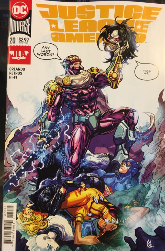 Justice League of America - DC Comics (20 - Feb 2018) comic book collectible [Barcode 76194134958902011] - Main Image 1