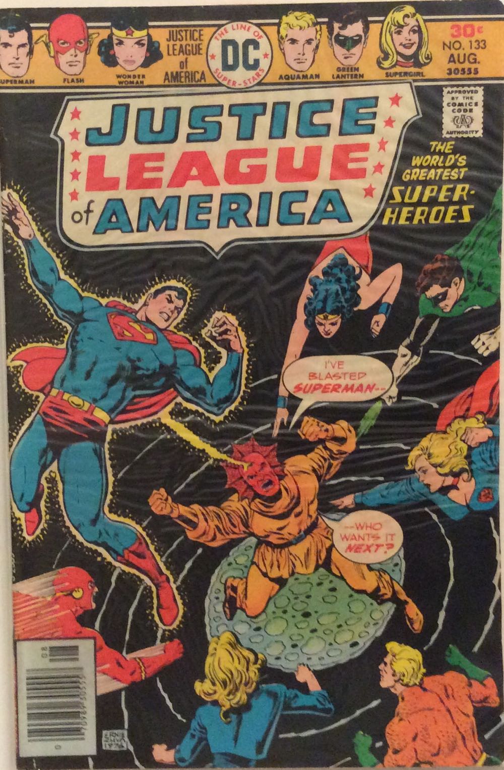Justice League of America (1960) - DC Comics (133 - 08/1976) comic book collectible [Barcode 07098930555708] - Main Image 2