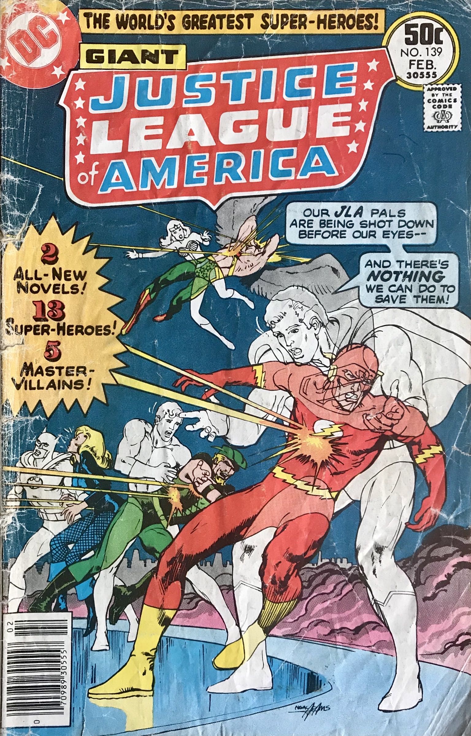 Justice League of America (1960) - DC Comics (139 - 02/1977) comic book collectible [Barcode 07098930555702] - Main Image 2